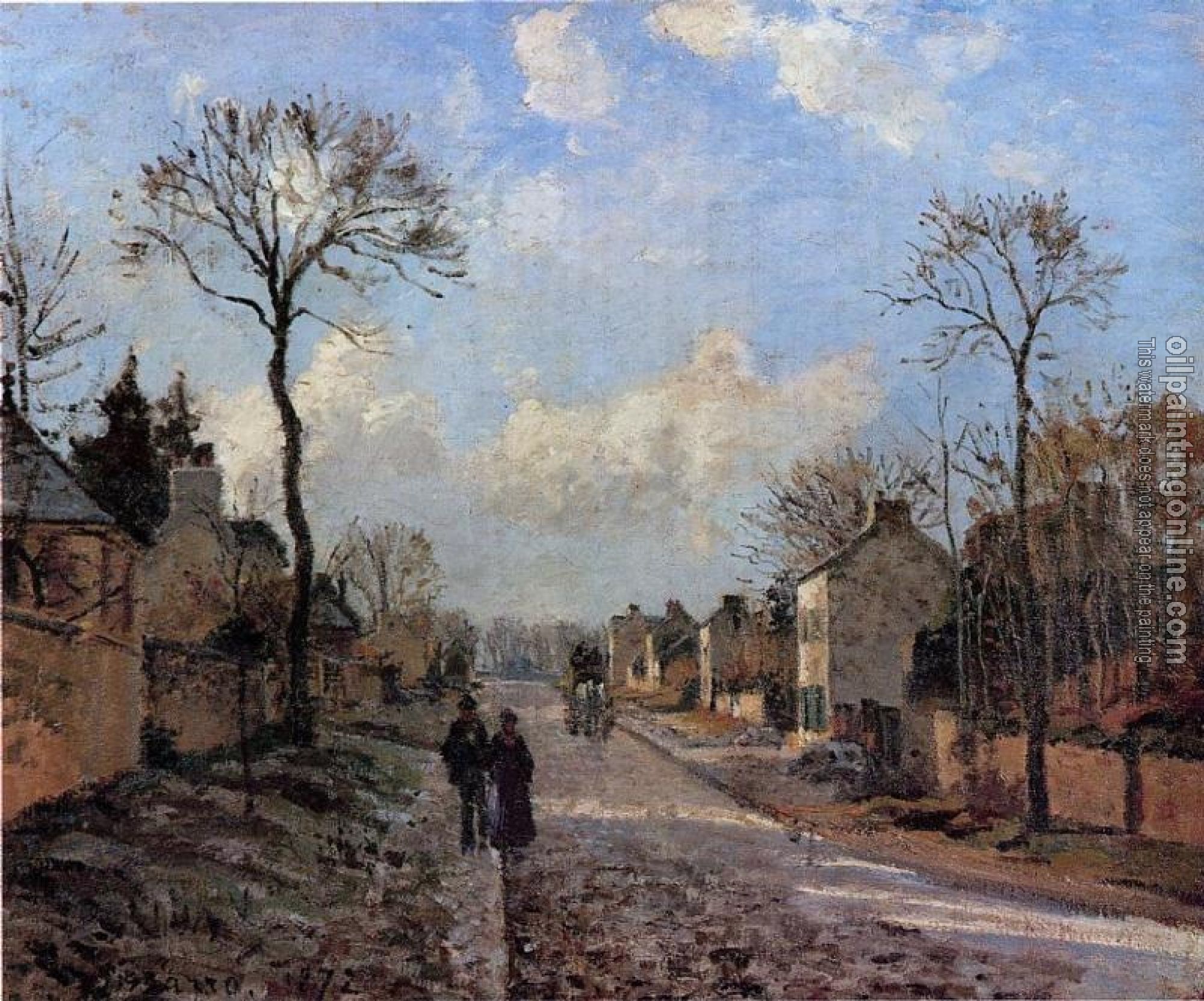 Pissarro, Camille - A Road in Louveciennes